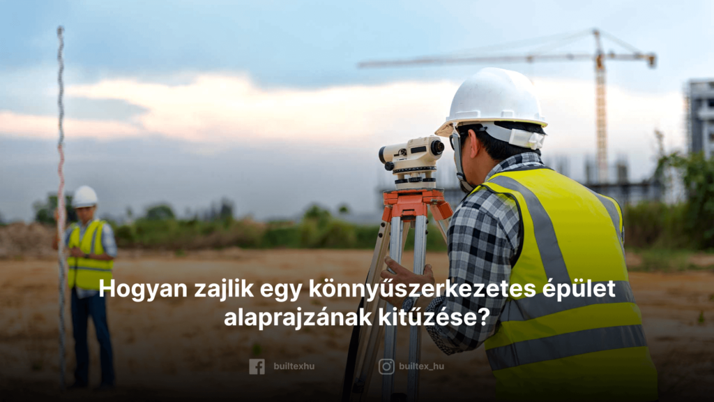 Hogyan zajlik egy könnyűszerkezetes épület alaprajzának kitűzése?